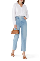 Zoe High-Rise Straight Jeans